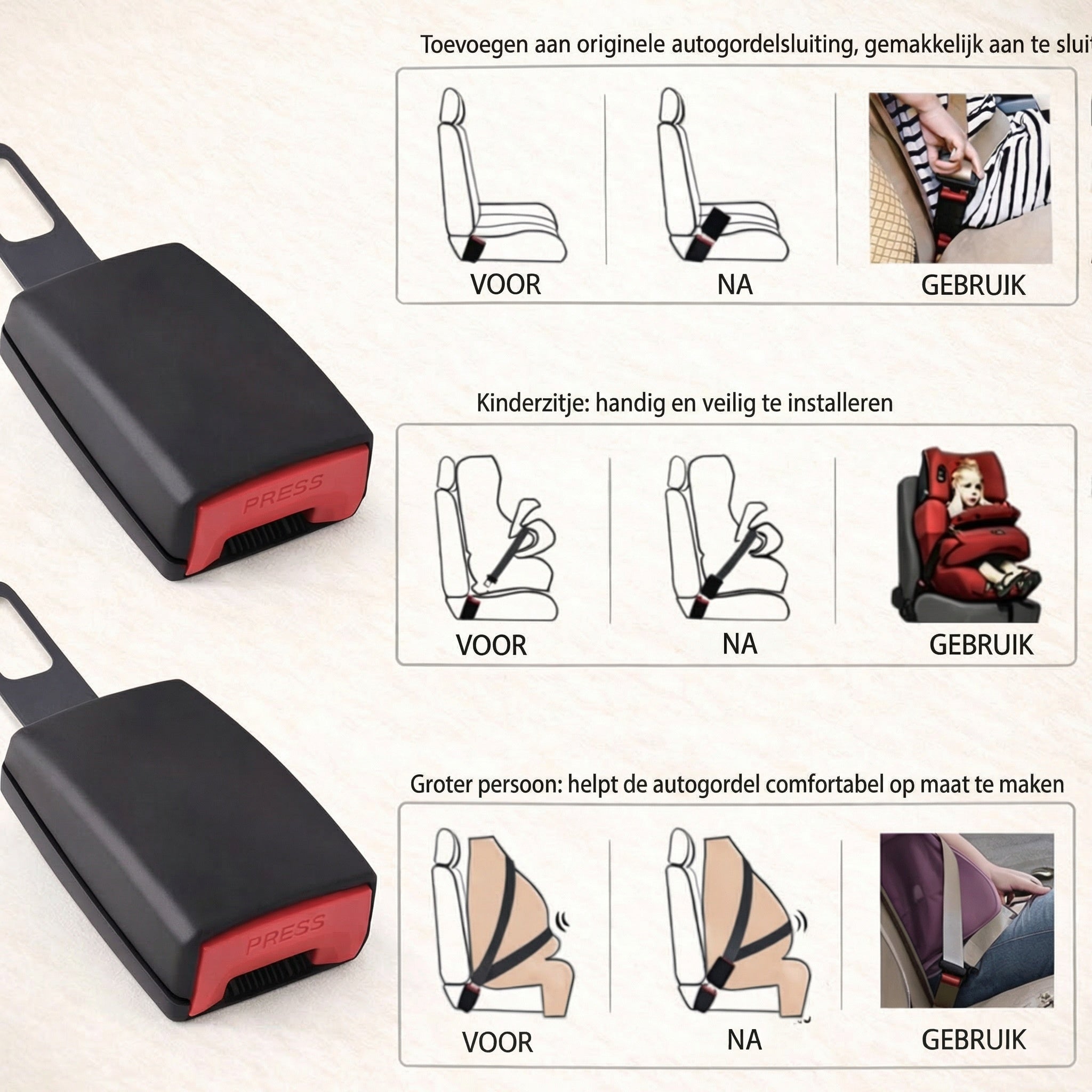SeatExtend™ | Extra Riemlengte